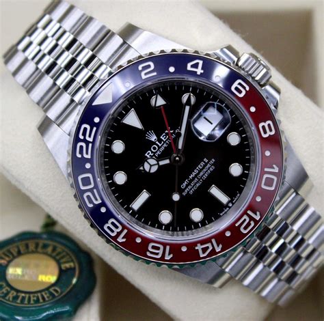 rolex gmt master 2 red hand|Rolex GMT Master watch.